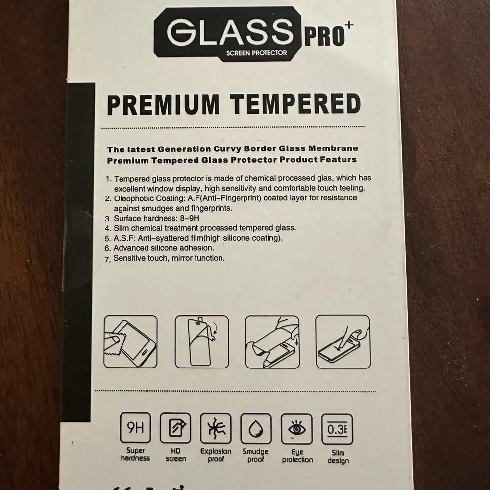 iPhone 14 Pro Max Tempered GLASS Screen Protector / blue light cut